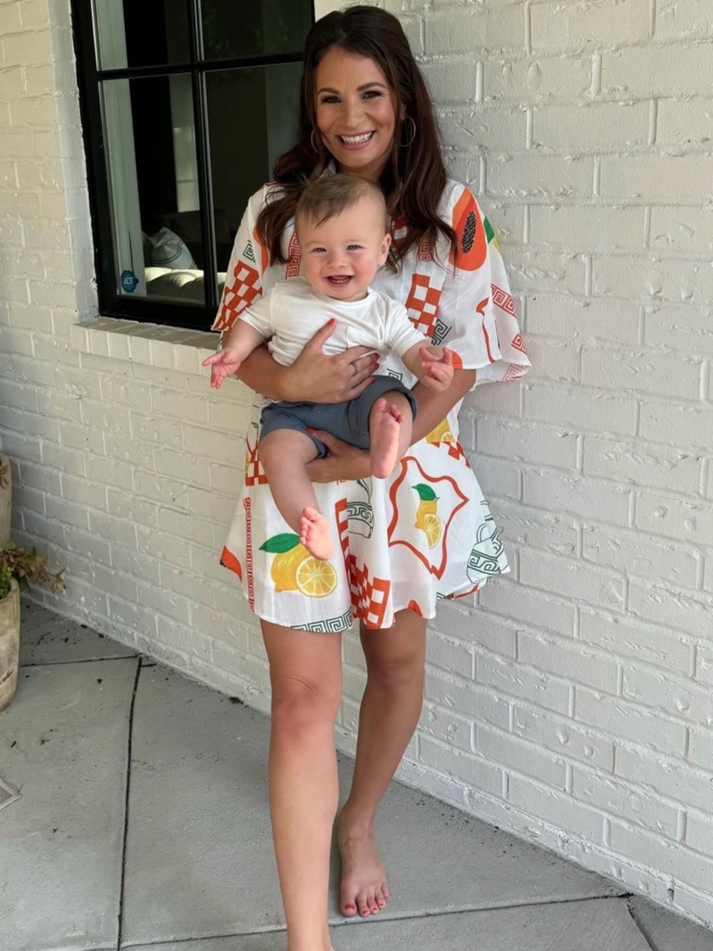 Petal & Pup Multicolor Geometric Jumpsuit